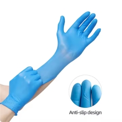 Supmedic Medical Soft Max™ Nitrile Exam Gloves, 100 Count Latex-Free Powder-Free Non-Sterile Food Safe Disposable Glove, Blue