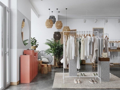 The shop is decorated like this, and there is a constant stream of customers